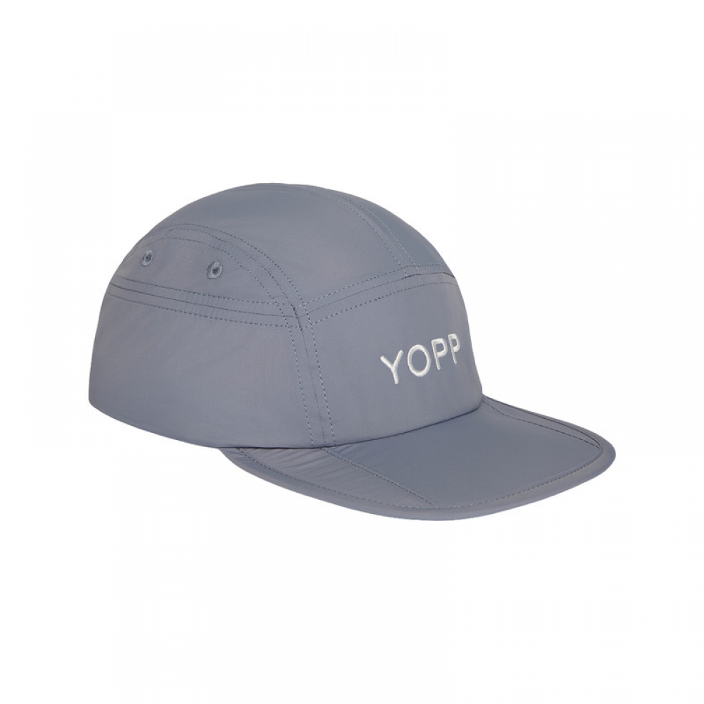 Boné Esportivo Yopp 5 Panel Cinza