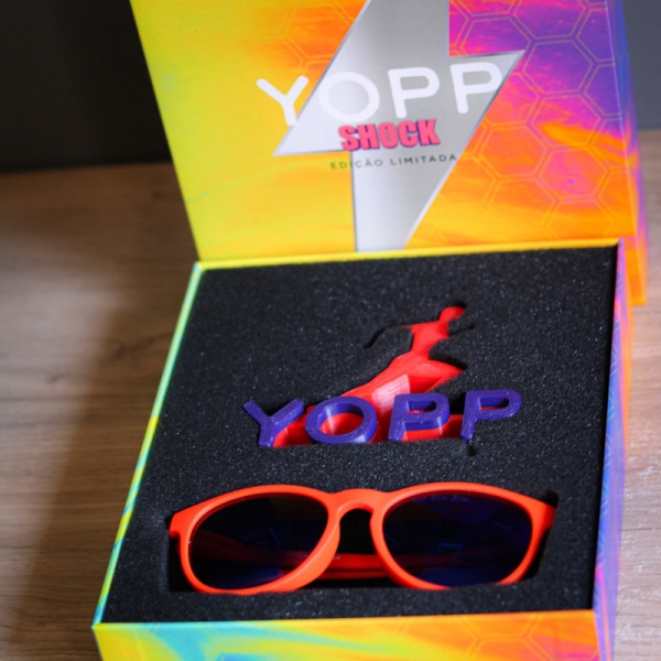 Óculos de Sol Yopp Polarizado Uv400 Shock Laranja