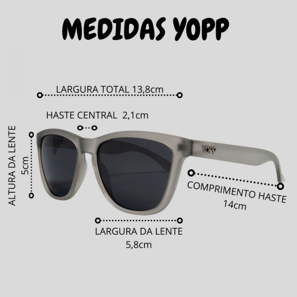 Óculos de Sol Yopp Polarizado Uv400 Tu-Ton Laranja