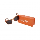Óculos de Sol Yopp Polarizado Uv400 Cabeção Marrom Bado
