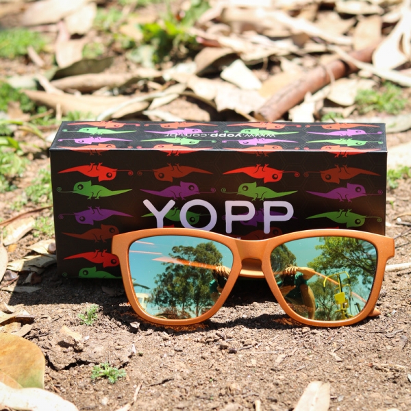 Óculos de Sol Yopp Polarizado Uv400 Camaleão Dourado