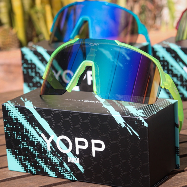 Óculos de Sol Esportivo Yopp Uv400 Corrida e Bike Mask L 2.3