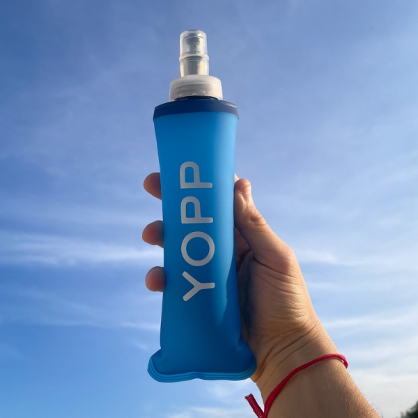 Garrafa Dobrável Yopp Soft Flask Azul 250ml