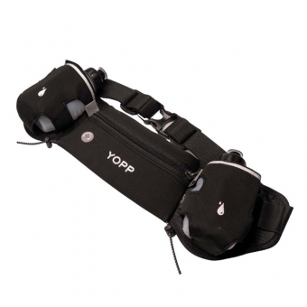 Cinto de Hidratação Neoprene com 2 Squeezes  Preto