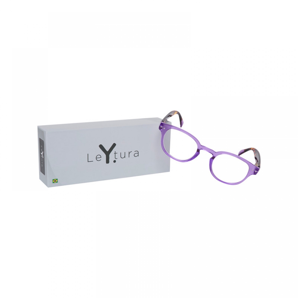 Óculos de Leitura Yopp Redondo Roxo
