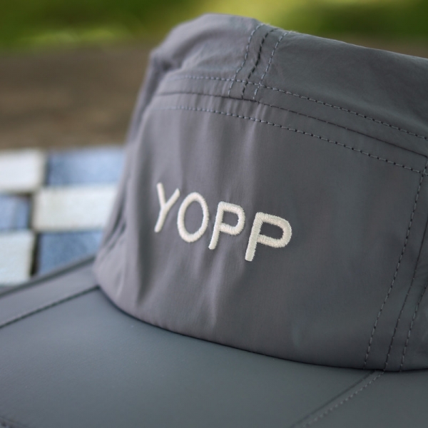 Boné Esportivo Yopp 5 Panel Cinza