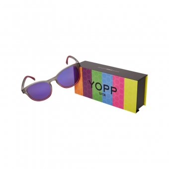 Óculos de Sol Yopp Polarizado Uv400 Gray Tu-ton Roxo