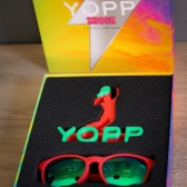 Óculos de Sol Yopp Polarizado Uv400 Shock Vermelho