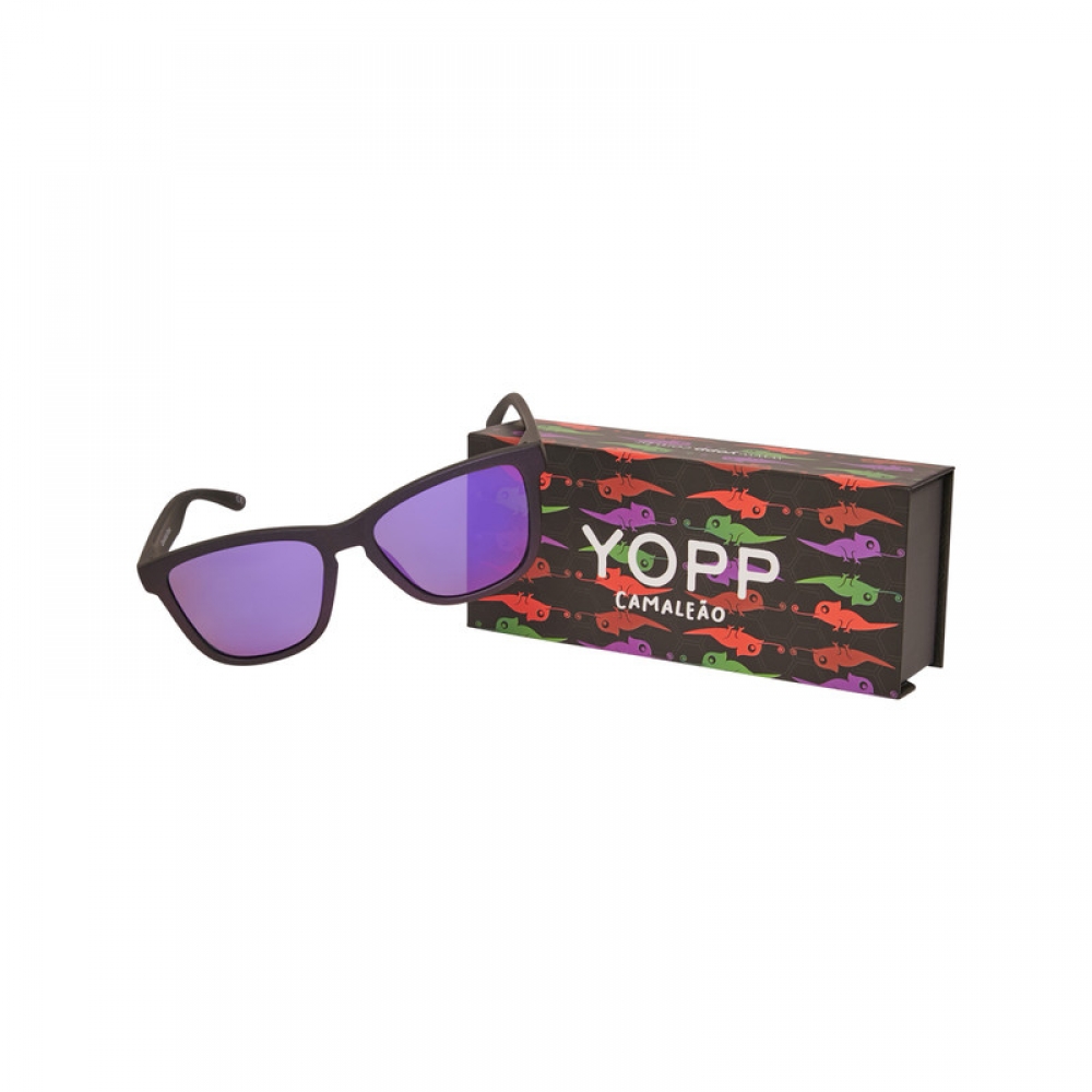 Óculos de Sol YOPP Polarizado Uv400 Camaleão Roxo