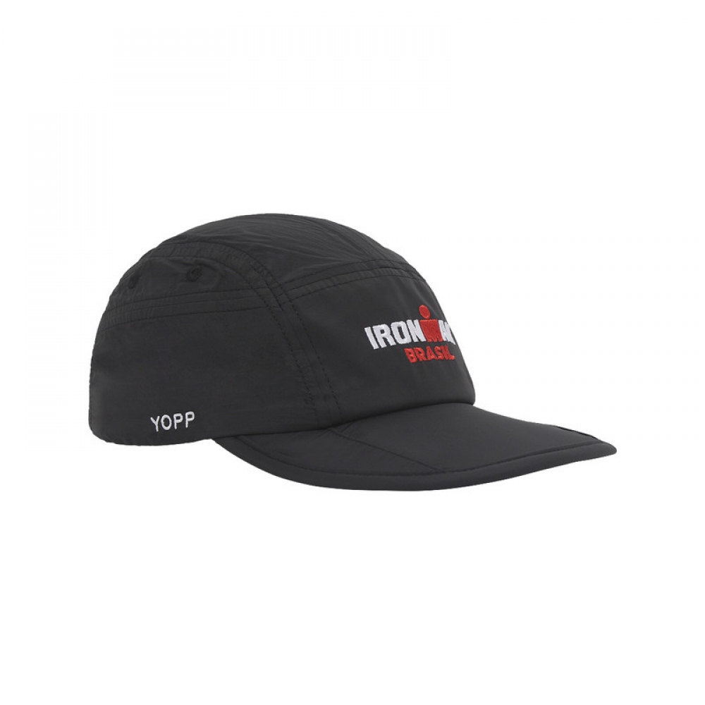 Boné Esportivo Yopp IM Brasil 5 Panel - Preto