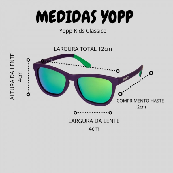 Óculos de Sol Yopp Polarizado Uv400 Ninho Kids