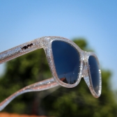 Óculos de Sol Yopp Polarizado Uv400 Glitter Prata