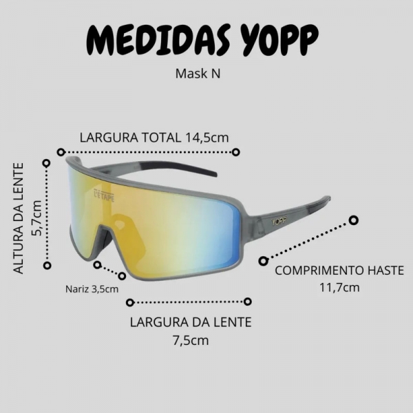 Óculos de Sol Yopp Polarizado Uv400 L\'étape 10