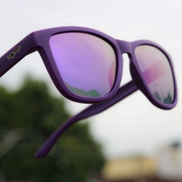 Óculos de Sol Yopp Polarizado Uv400 Tulipa Roxa