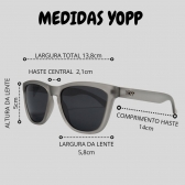 Óculos de Sol Yopp Polarizado Uv400 Beijinho no Ombro