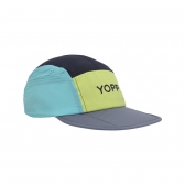 Boné Esportivo Yopp 5 Panel - Azul e Verde
