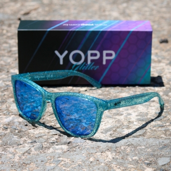 Óculos de Sol Yopp Polarizado Uv400 Glitter Azul