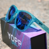 Óculos de Sol Yopp Polarizado Uv400 Glitter Azul