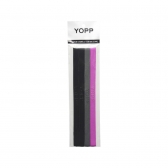 Faixa De Cabelo Com Silicone Antideslizante 4 Unid YOPP Rosa e Preto
