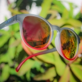 Óculos de Sol Yopp Polarizado Uv400 Gray Tu-ton Vermellho