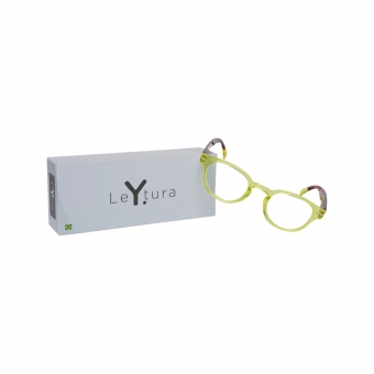 Óculos de Leitura Yopp Redondo Amarelo