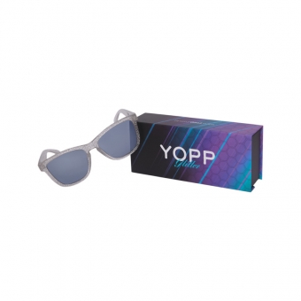 Óculos de Sol Yopp Polarizado Uv400 Glitter Prata