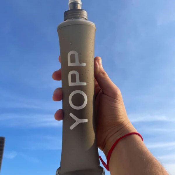 Garrafa Dobrável Yopp Soft Flask Cinza 500ml