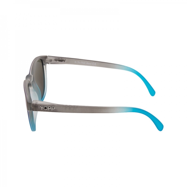 Óculos de Sol Yopp Polarizado Uv400 Gray Tu-ton Azul