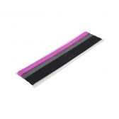 Faixa De Cabelo Com Silicone Antideslizante 4 Unid YOPP Rosa e Preto