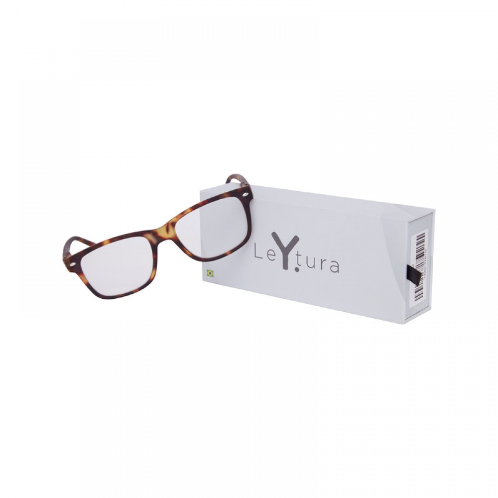 Óculos de Leitura Yopp Retangular Tartaruga