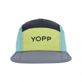 Boné Esportivo Yopp 5 Panel - Azul e Verde