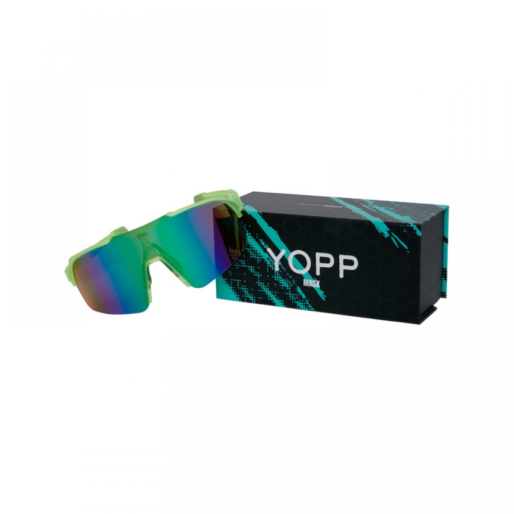 Óculos de Sol Esportivo Yopp Uv400 Corrida e Bike Mask L 2.3