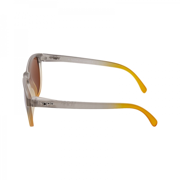 Óculos de Sol Yopp Polarizado Uv400 Gray Tu-ton Amarelo