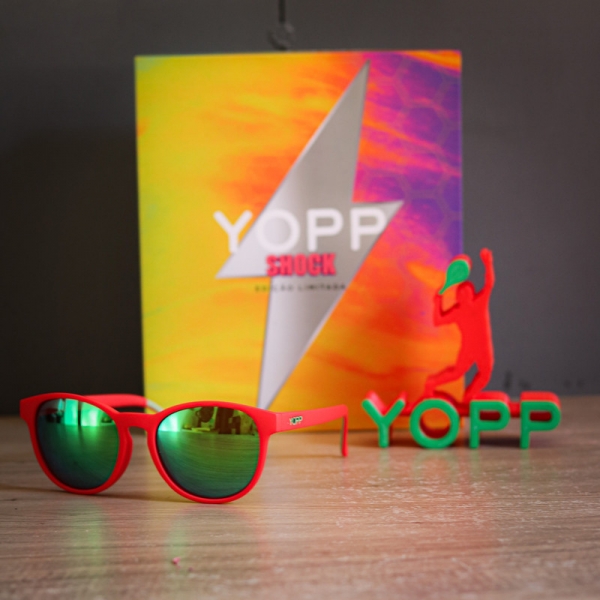 Óculos de Sol Yopp Polarizado Uv400 Shock Vermelho