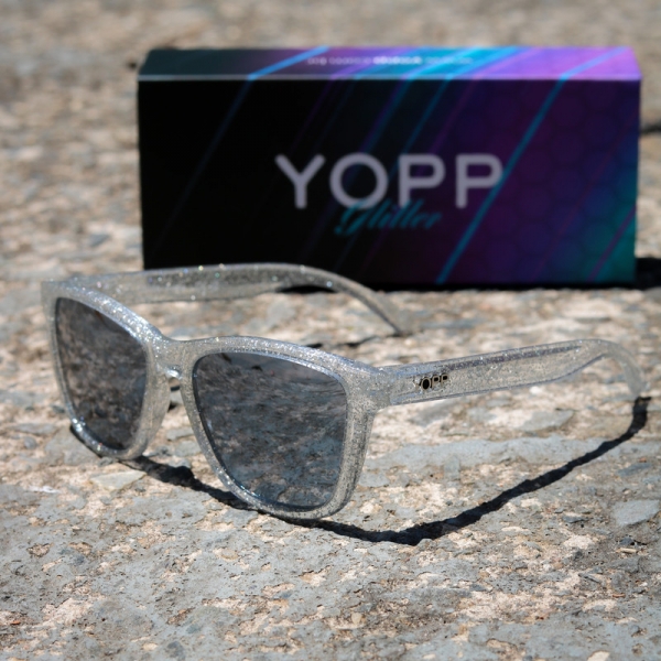 Óculos de Sol Yopp Polarizado Uv400 Glitter Prata