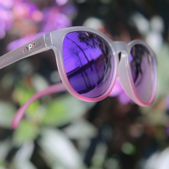 Óculos de Sol Yopp Polarizado Uv400 Gray Tu-ton Roxo