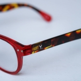 Óculos de Leitura Yopp Redondo Vermelho