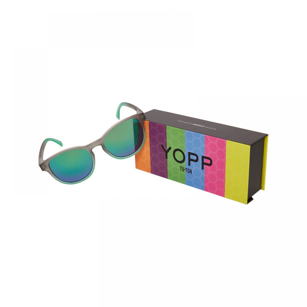 Óculos de Sol Yopp Polarizado Uv400 Gray Tu-ton Verde
