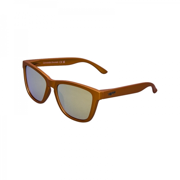 Óculos de Sol Yopp Polarizado Uv400 Camaleão Dourado