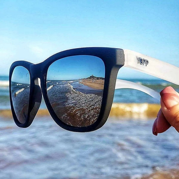 Óculos de Sol Yopp Polarizado Uv400 Black & White