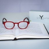 Óculos de Leitura Yopp Redondo Vermelho