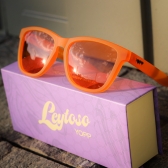 Óculos de Sol Polarizado Uv400 LeY.toso com Café