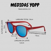 Óculos de Sol Yopp Polarizado Uv400 Shock Amarelo
