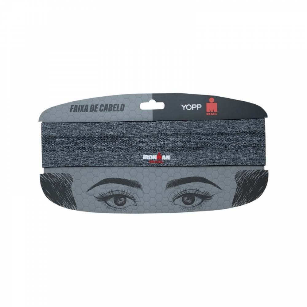 Faixa de Cabelo Cinza Ironman Brasil
