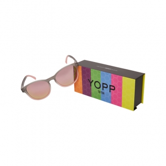 Óculos de Sol Yopp Polarizado Uv400 Gray Tu-ton Rosa