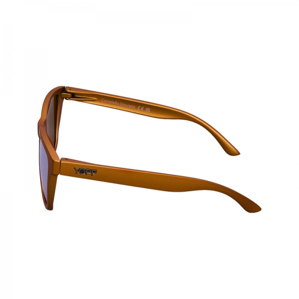 Óculos de Sol Yopp Polarizado Uv400 Camaleão Dourado