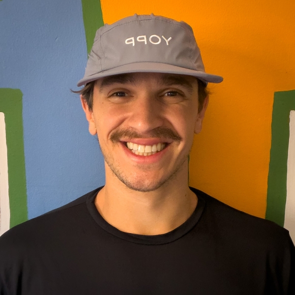 Boné Esportivo Yopp 5 Panel Cinza