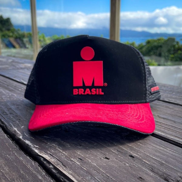 Boné Trucker Ironman Brasil IM01 – Vermelho