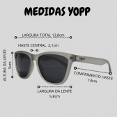 Óculos de Sol Yopp Polarizado Uv400 Gatocromático
