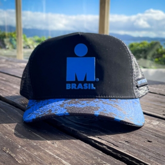 Boné Trucker Ironman Brasil IM02 – Azul